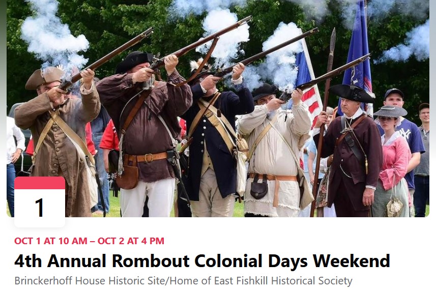 4th Annual Rombout Colonial Days Weekend